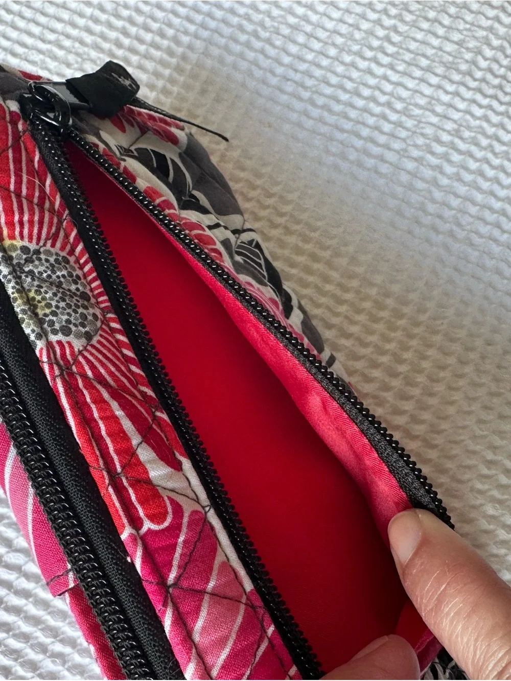 Vera Bradley Cherry Blossom Quilted Wallet & Coin Case Set